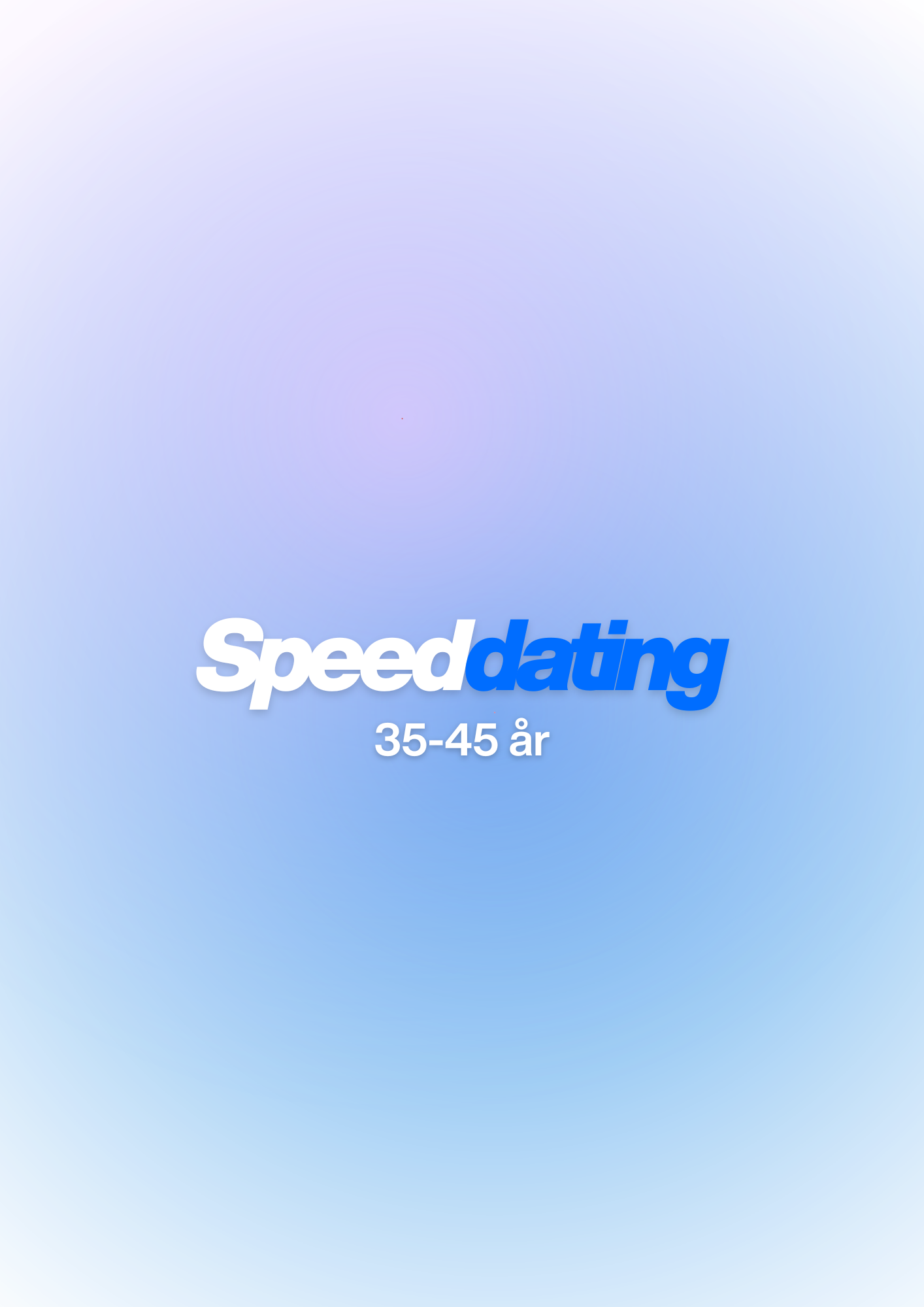 Speeddating – Seriedateren x SlotsArkaderne
